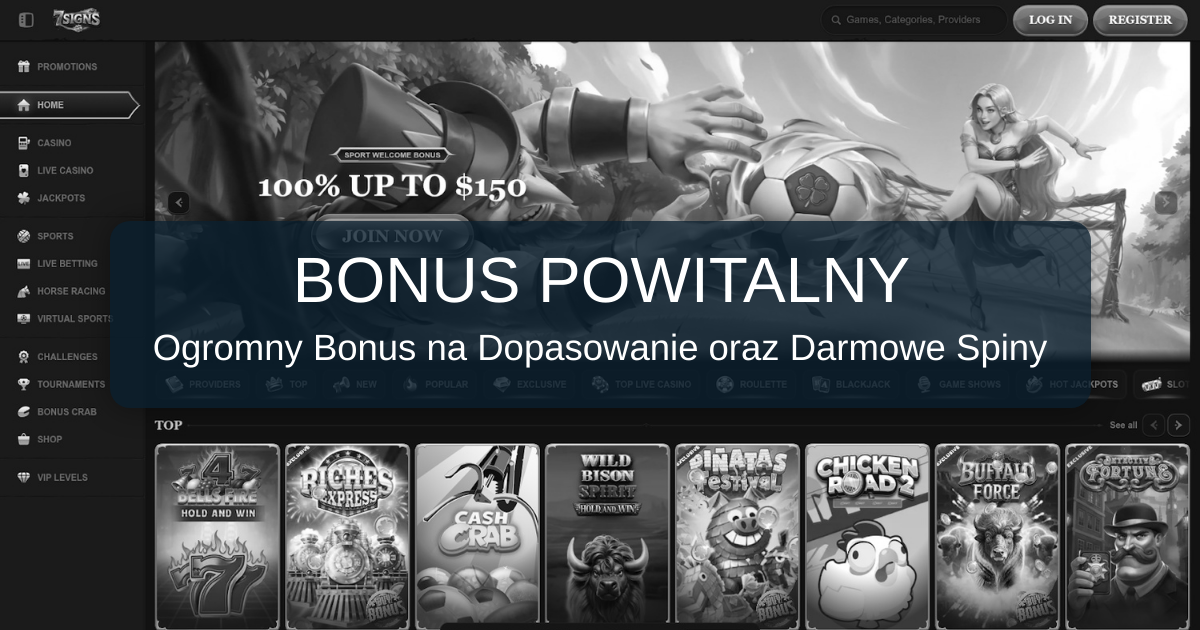 7Signs Casino: Bonus Powitalny i Wygodne Płatności dla Graczy z Polski